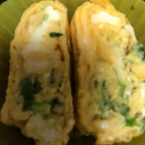 水菜入りの玉子焼き